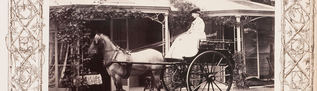 Charlotte Ricardo in her dog-cart